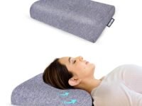 CareFoam Cervical Memory Foam Pillow for Neck Support | 2-Year Manufacturing Warranty | Orthopedic Contour Pillow for Cervical Spine Alignment & Shoulder Support | Made in India | 21 x 13 x 4 Inch