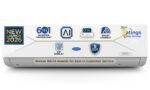 Carrier 2 Ton 3 Star Wi-Fi Smart Flexicool Inverter Split AC (Copper, Convertible 6-in-1 with Wi-Fi with Geo-Fencing,Smart Energy Display, 2026 Model, ESTER EDGE Gxi WiFi-CAI24EE3R36W0/W1, White)