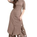 Celary Women's Kurtas & Kurtis|Printed Straight Kurti with Palazzo Pants|Ethnic Kurti Set for Woman|Casual Suit Set for Women with Size S to 3XL|Stylish Dress for Woman