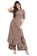 Celary Women's Kurtas & Kurtis|Printed Straight Kurti with Palazzo Pants|Ethnic Kurti Set for Woman|Casual Suit Set for Women with Size S to 3XL|Stylish Dress for Woman