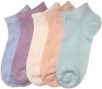 Creature Ankle Length Plain Colourful Socks For Women/Girls-Combo Free Size Pack of 5 Pairs(SCS-WS-07-P-05)