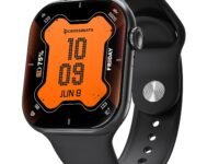 CrossBeats Nexus Pro Smart Watch for Man with Whatsapp & AI ChatGPT | 2.08" AMOLED 120Hz | 7-Day Battery | BP SpO2 Heart Sleep | NFC Compass Voice Recorder | Video Watch Face | iOS Android (Black)