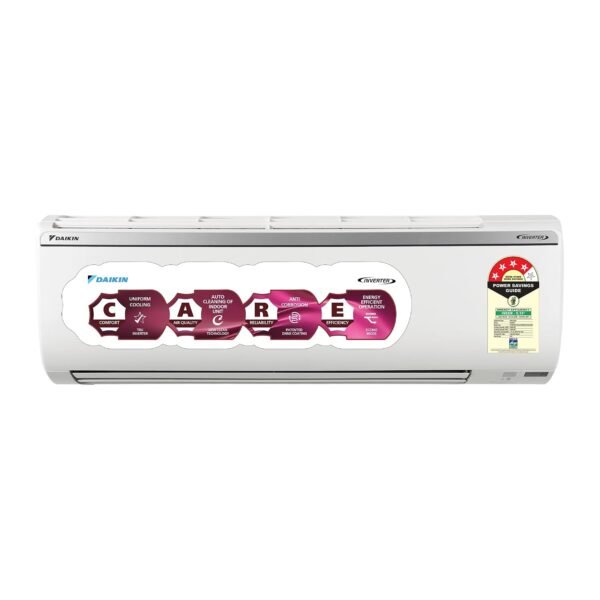 Daikin 1.5 Ton 4 Star Inverter Split AC (Copper | PM2.5 Filter| Dew Clean | Hepta Sense | Triple Display | Stabilizer Inside | FTKP50XV) White
