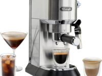 De'Longhi EC685M Dedica Deluxe Automatic Espresso Machine,35 oz, 1, Metallic