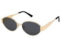 Dervin Fashionable Retro Oval Sunglasses for Women & Men | Trendy, Stylish & Classic 90s-Inspired Design | UV400 Protection & Durable Metal Frame