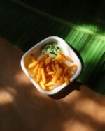 Disposable Square Plates (6Inch, 50 Pack) Bagasse, Compostable, Biodegradable/Party, Wedding, Snack, Dinner Plates (White)