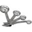 Dynore Stainless Steel Delux- Set of 4 Measuring Spoons