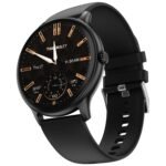 Fire-Boltt Phoenix Pro Round Smart Watch 1.39" HD Display with Bluetooth Calling, AI Voice Assistant, SpO2 & Heart Rate Monitor, 120+ Sports Modes, IP67 Waterproof Smartwatch for Men & Women - Black