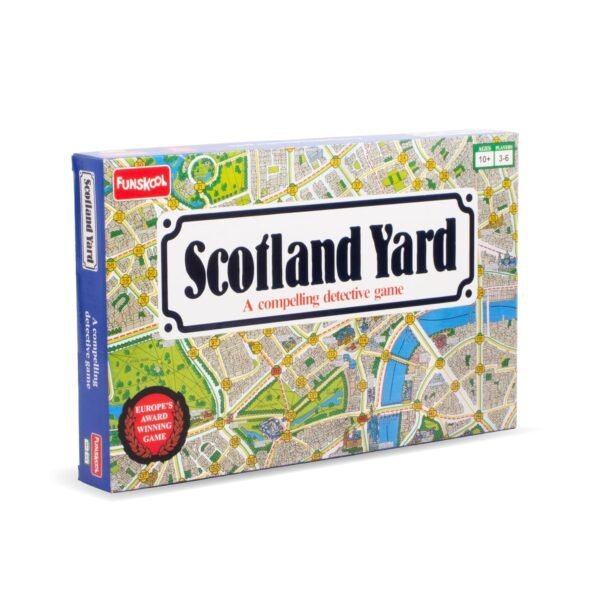 Funskool Games, Scotland Yard, A Compelling Detective and Strategy, Animal Board Game for Kids & Family, 2-3 Players, Ages 10 and Above, Multicolour