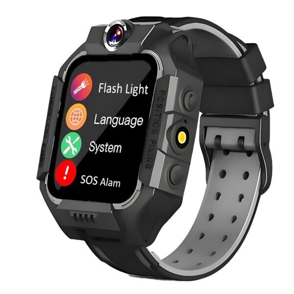 GameSir Q18 Kids Smart Watch 1.44" TFT Display 3G / 4G SIM Support, Learning & Gaming Apps, Gift Watch, Waterproof, LBS Tracking/GPS, 2 Way Calling Smart Watch for Boys & Girls (Black)