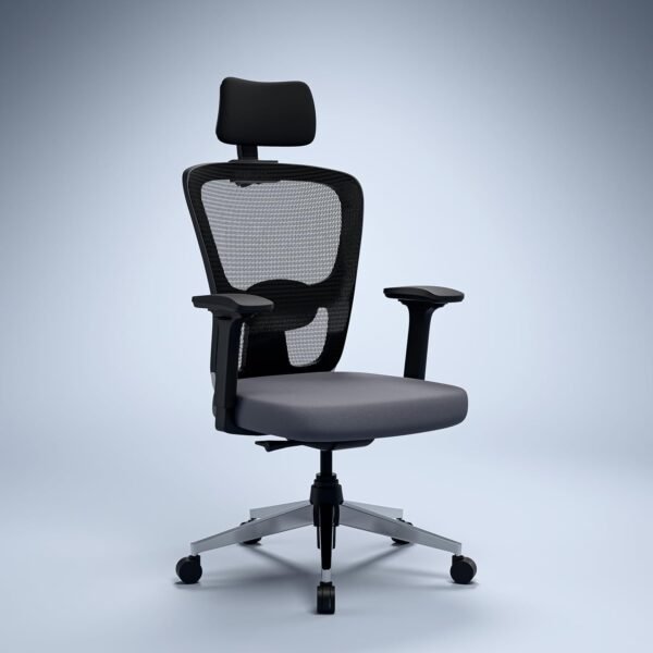 Green Soul Jupiter Pro (2026 Edition) Ergonomic Office Chair for Work|5 year Warranty|Intelli-Adapt Recline Mechanism | Wired Korean Mesh for Superior Durability | Installation Provided | Black & Grey