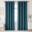 HOMEMONDE 100% True Blackout Curtain 9 Feet Set of 2 - Thermal Insulated & Room Privacy Long Door Curtains, Blue Light Blocking Curtains 96 Inch Long - (274L x 118W CM)