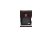 HORNBULL Men's Stylist Black Genuine Leather Wallet with RFID Protection | Branded Gift Wallet for Men