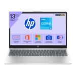 HP 15 Smartchoice, 13th Gen Intel Core i3-1315U (12GB DDR4, 512GB SSD) FHD, Anti-Glare, Micro-Edge, 15.6''/39.6cm, Win11, M365(1yr)*Office24, Silver, 1.59kg, fd0573TU, FHD Camera w/Shutter Laptop