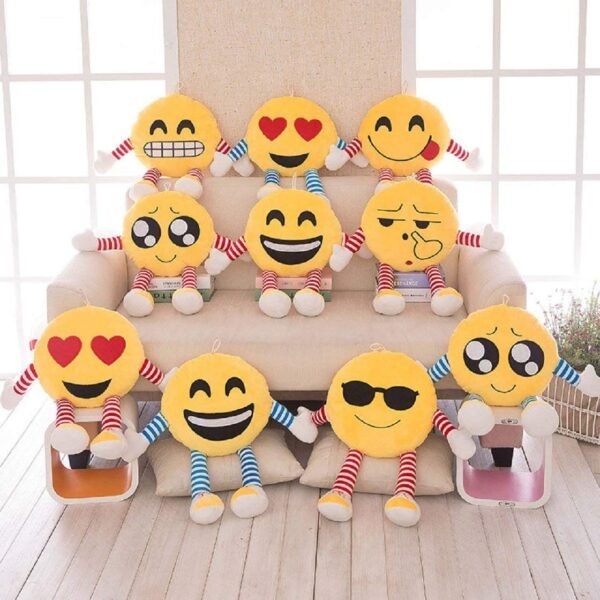 HUG 'n' FEEL SOFT TOYS Emoji Pillow Soft Toys, Baby Toys, Kids Toy, Toy for Girl, Birthday Gift for Girl/Boys, Kids Toys for Boys/Girl, Miniso Soft Toys, Toys Gift Items, (Cool Emoji Pillow)