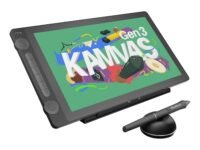 HUION KAMVAS 16 (Gen 3) Drawing Tablet with Screen, 15.8 inch 2.5K QHD Art Tablet with Full Laminated Anti-Sparkle Glass, 99% sRGB, PenTech 4.0, 16384 Pen Pressure, Dual Dials for Mac, PC, Android
