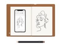 HUION Note Digital Notebook with Real-Time & Offline Sync, Battery-Free Pen