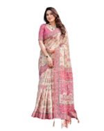 Handloom Erode Cotton Silk Saree for Women with Classic Traditional Zari
