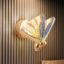 Harold Electricals Acrylic Luxury Paradise Butterfly Wall Lamp|Wall Light Fixture For Bedroom, Living Room, Dining Area, Staircase, Corridor&Home Decor - Inbuilt Led (Warm Light) Pack Of 1