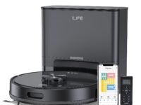 ILIFE T20s Ultra Robot Vacuum Cleaner with LiDAR Navigation, Self-Emptying for Up to 10 Weeks, 10,000Pa Suction, 300mins Runtime, Dry & Wet Combo, Customised Cleaning, App, Voice and Remote Control