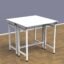 Innofur Aplos Double Folding Dining Table/Study/Conference/Home and Office (White, Regular (80X80Cm)) - Engineered Wood