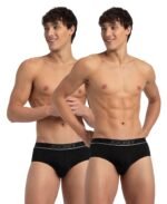 Jockey 8037 Men Super Combed Cotton Solid Brief with Ultrasoft Waistband_(Pack of 2)