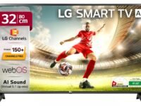 LG 80 cms (32 inches) LR570 AI Series HD Ready Smart webOS LED TV 32LR570B6LA 2025