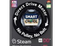 LG Smart Choice, 9 Kg, 5 Star, AI Direct Drive Technology, Steam, 6 Motion DD & Wi-Fi Fully-Automatic Front Load Washing Machine (FHP1209Z5M, Intelligent & Convenient Fabric Care, Middle Black)