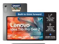 Lenovo Idea Tab Pro Gen 2 with Pen Plus {Smartchoice} 13" Display, 3.5K Resolution, 144Hz Refresh | 8GB, 256GB | Snapdragon 8s Gen 4 | 10200mAh, 4 JBL Speakers, USB 3.0 with DP-Out, Wi-Fi 7, Luna Grey