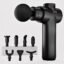 Lifelong LLGM109 Percussion Massage Gun for Pain Relief, Deep Tissue, 6 Speeds & 8 Massage Heads, Cordless, Quiet Operation for Neck, Shoulders, Back, Arms, Legs & Feet (Black)