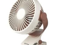 Lifelong Portable USB Fan with 3 Speeds | Up to 5-hours Battery Backup | Type-C Charging, 2000mAh Battery, Overcharge Protection, Silent Operation & Compact Design (LLUSBCF03, Mocha Brown)