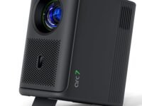 Lumio Arc 7 Portable Home Projector | Official Google TV + Netflix | Native 1080p Full HD | Sealed Light Engine | 400 ANSI Lumens | 4K Support | Auto Keystone | Dolby Audio | 16W Bluetooth Speaker