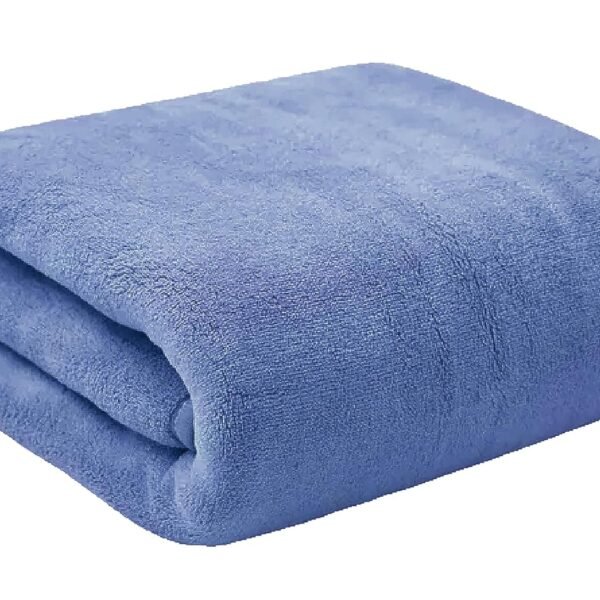 MAXOSHINE Microfiber Towels for Bath Large Size-Super Soft Coral Fleece Bathing Towel with Hook Quick Dry Super Absorbent-Bath Towel for Men and Women-70x140 cm, 350 GSM, Pack of 1