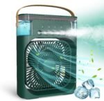 Mabron [ LIMITED STOCK 15 YEARS WARRANY ] Mini Portable Cooler Fan – Compact Air Conditioner for Room Cooling, Home & Desk Use | Portable Water Cooler for Instant Refreshing Breeze