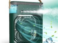 Mabron [ LIMITED STOCK 15 YEARS WARRANY ] Mini Portable Cooler Fan – Compact Air Conditioner for Room Cooling, Home & Desk Use | Portable Water Cooler for Instant Refreshing Breeze