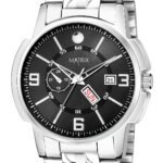 Matrix Black, Blue, White Dial, Day & Date Functioning, Stainless Steel Strap Analog Watch for Men & Women