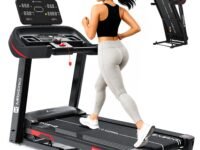 Maxpro Optira 6Hp Peak BLDC Motor|18km/h Speed |16 Level Motorized Incline |Bluetooth Speaker|FitShow App |130Kg User Weight |Auto Incline Hydraulic Foldable Treadmill for Home use