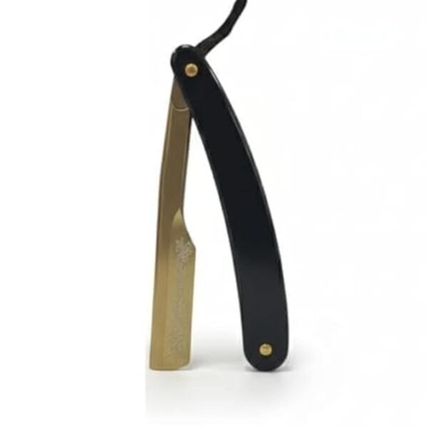 Men Professional Straight Razor Shavette for Men | Premium Heavy-Duty Metal Barber Razor with Anti-Slip Grip for an Unforgettable Shaving Experience