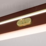 Murphy 6W Colour Changing 3in1 Brass Finish LED Mirror Light (Cool White, Warm White, Neutral White) | Adjustable Angle | Modern Vanity/Dressing/Bathroom Wall Light-Pack of 1