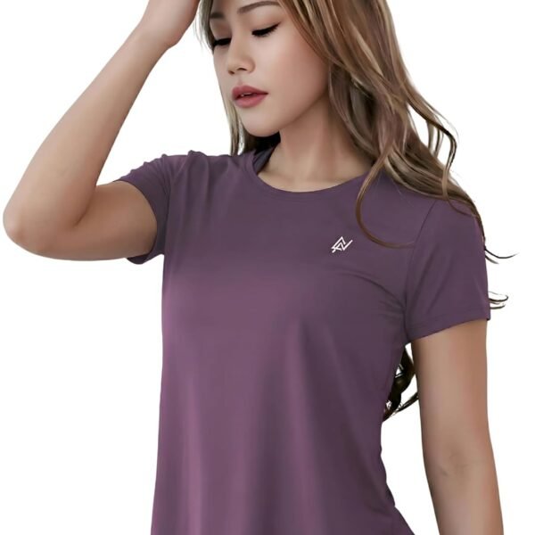 Nexsus Apparels Gym T-Shirt for Women-Quick Dry Sports & Workout T-Shirt for Women, Activewear for Running, Casual & Gym Use, Available in Plus Size's