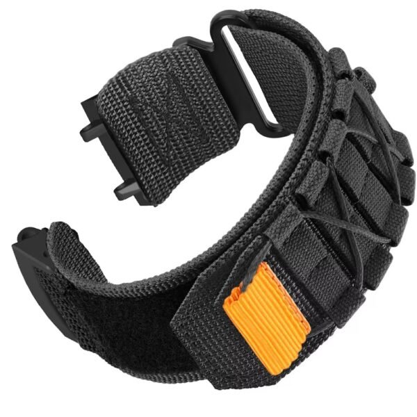 OBOE Nylon Watch Strap for Amazfit T-Rex 3, Black