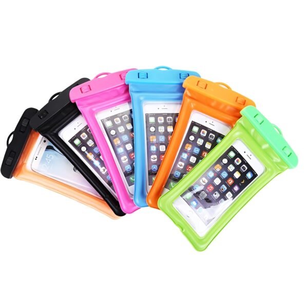 Oblivion Waterproof Mobile Pouch 1 Pc – Multicolor Universal Phone Cover, Underwater Case with Secure Lock, Waist Bag for Swimming, Rain, Camping, Beach, Compatible with All Smartphones