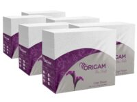 Origami So Soft Plain Napkins | TT | 1 Ply | Pack of 6 | 100 Pulls Each