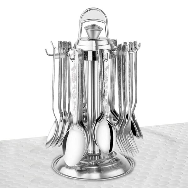 Parage Shagun Stainless Steel Cutlery Set, Set of 25, Silver