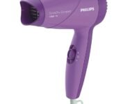 Philips India's No.1 Hair Styling Brand -Hair Dryer 1000W |Blow Dry for Men & Women | 2 Heat Settings| ThermoProtect tech |Travel-Friendly, Quick Dry, Frizz Control | For Indian Hair |HP8100/46 Purple
