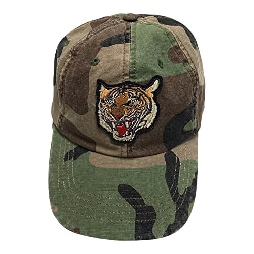 Polo Ralph Lauren Mens Teddy Bear Adjustable Ball Cap Hat (Camo/Tiger)