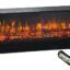 RVA Decorative Electric Fireplace, 60 x16x7 inches, No Heat, with Remote, Matt Black,