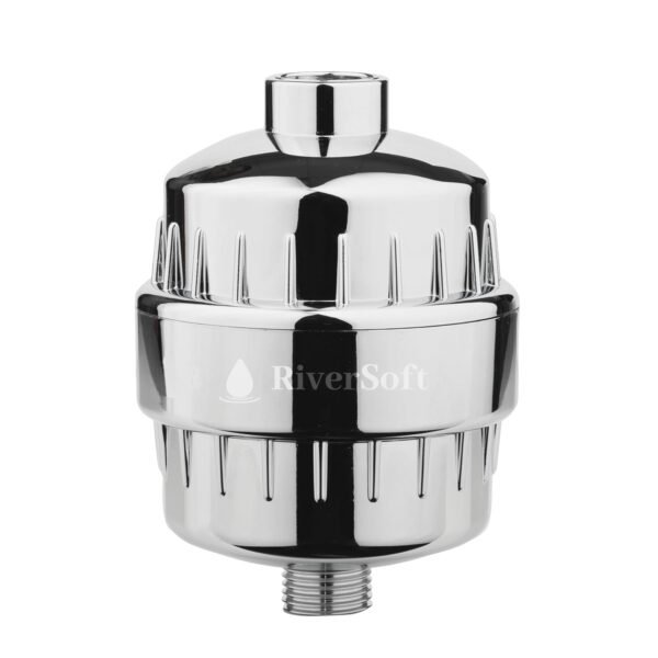 RiverSoft SF-15 PRO Hard Water Softener for Tap and Shower | Shower Filter for Bathroom | Hard Water Filter for Tap | Protects Hair and Skin