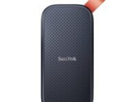 SANDISK 1TB Portable SSD, 800MB/s R, USB 3.2 Gen 2, Rugged SSD with Upto 2 Meter Drop Protection, Type-C to Type-A Cable, PC & Mac Compatible, 3 Y Warranty, External SSD (SDSSDE30-1T00-G26)