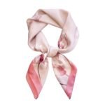 SANNIDHI® Silk Scarf for Women Neck Hair Scarf For Women Lightweight Fashion Silk Satin Head Scarves Neckerchief for Suit, Blazers, Shirts, Bag